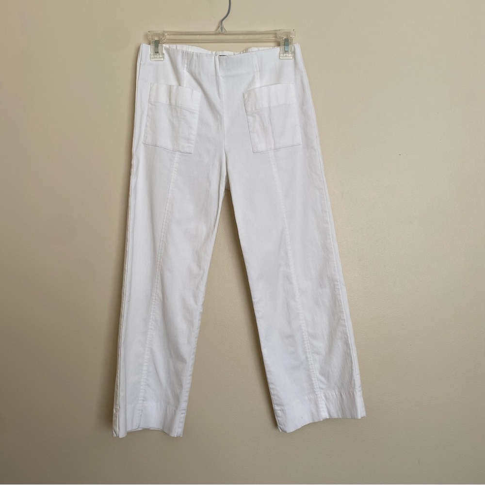 Elliott Lauren White Crop Pants